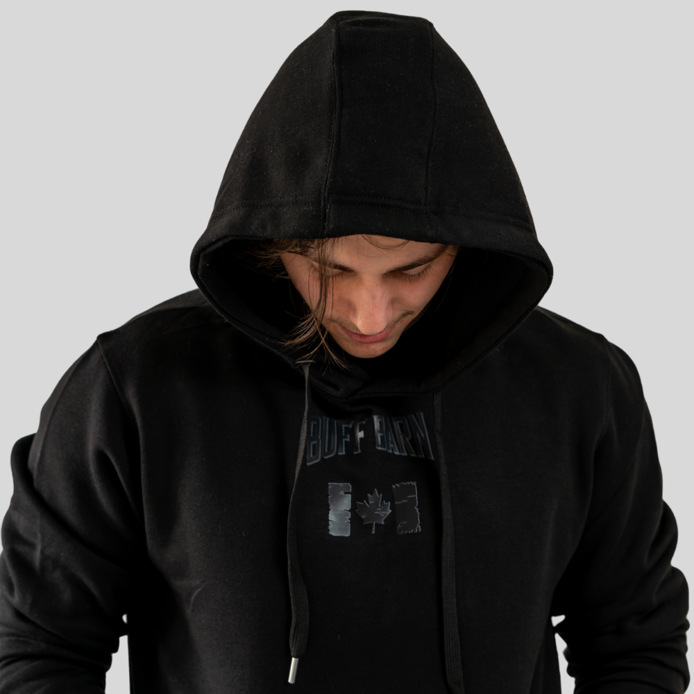 BLACK ON BLACK HOODIE - SOLD OUT