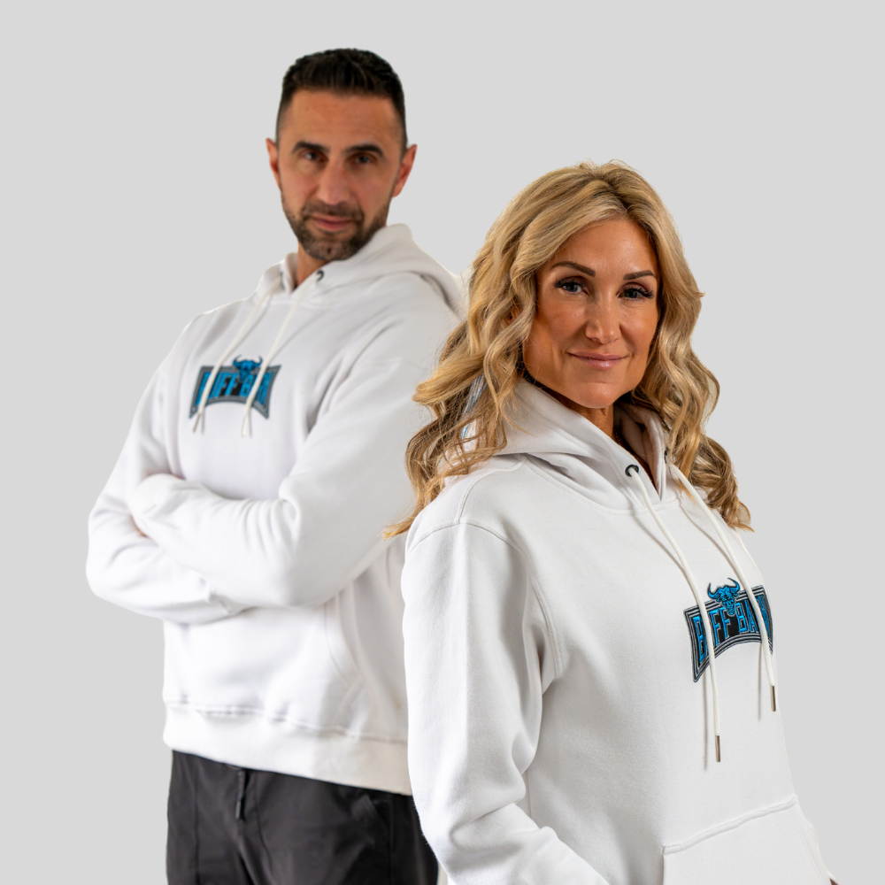 Electric blue hoodie
