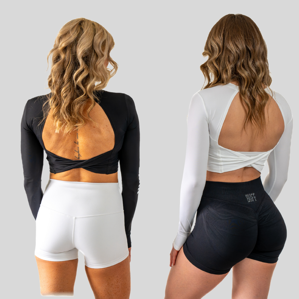 Women’s Long sleeve black/white