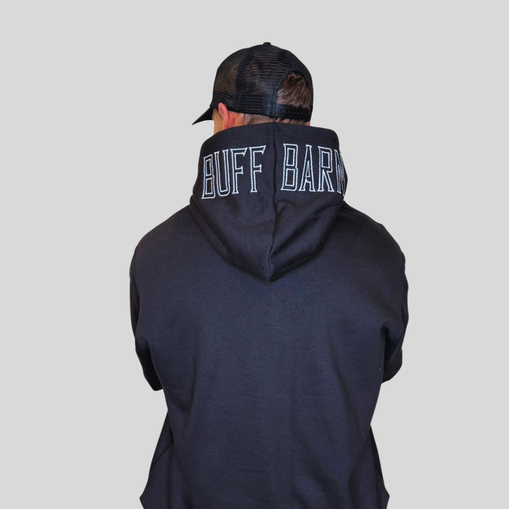 Black and white hoodie