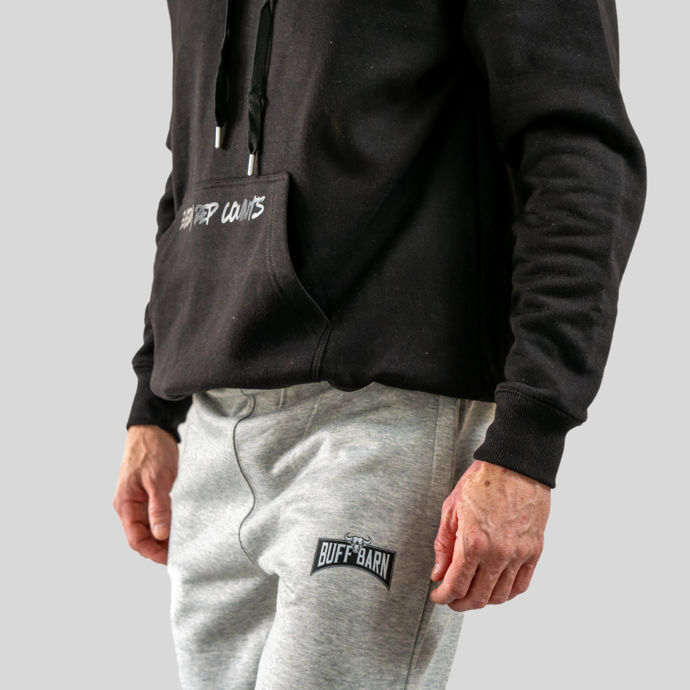 grey sweatpants