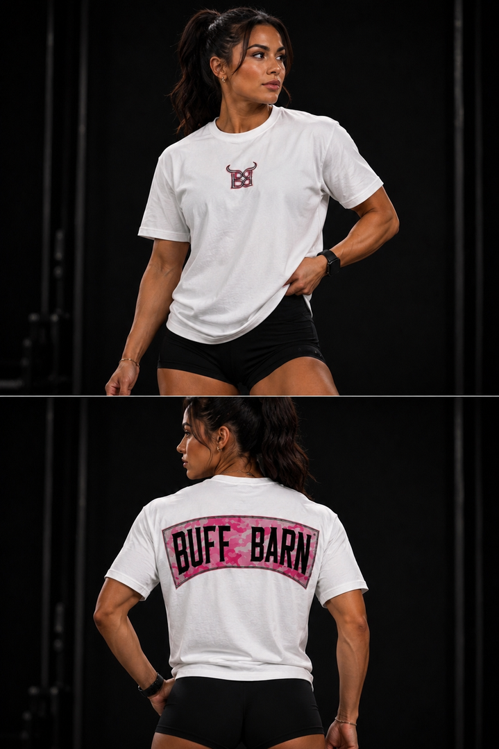 Camouflage Tee - White