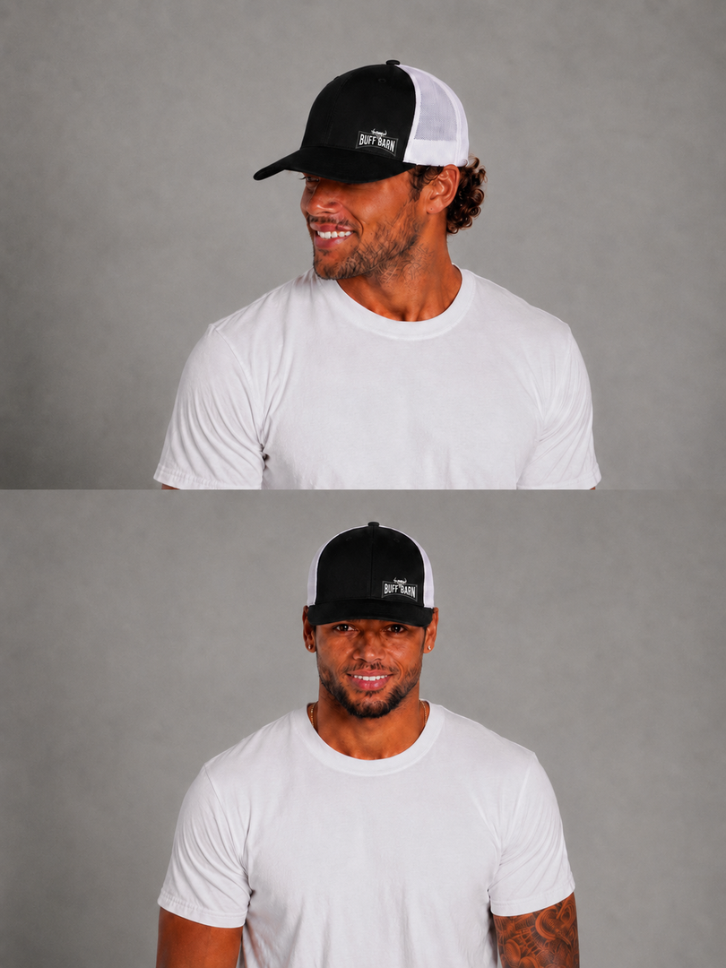 Black Front / White Mesh – BB Logo