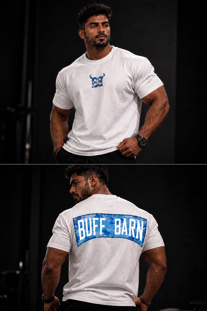 Camouflage Tee - White