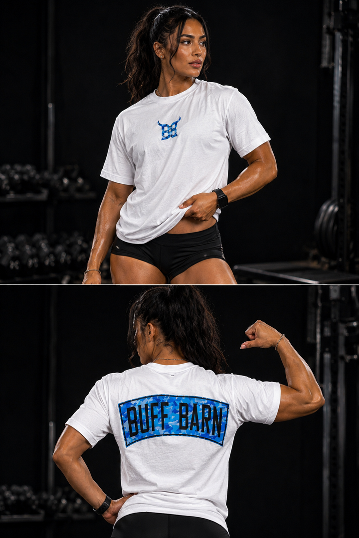 Camouflage Tee - White