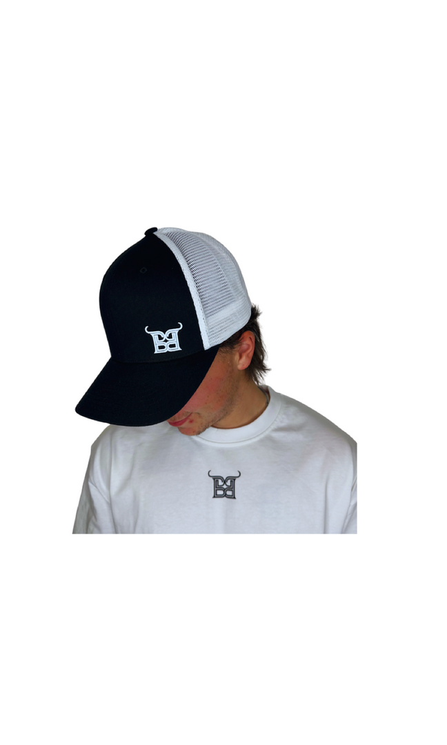 Black Front / White Mesh – BB Logo