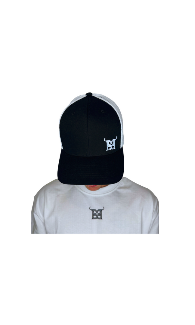Black Front / White Mesh – BB Logo