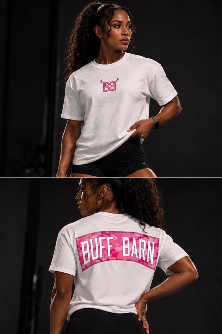 Camouflage Tee - White