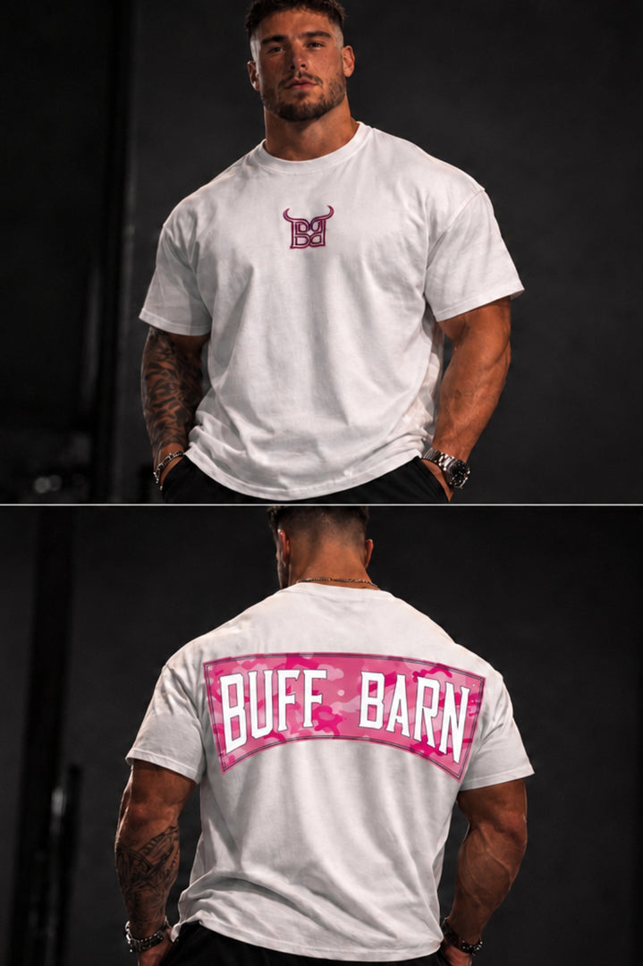 Camouflage Tee - White