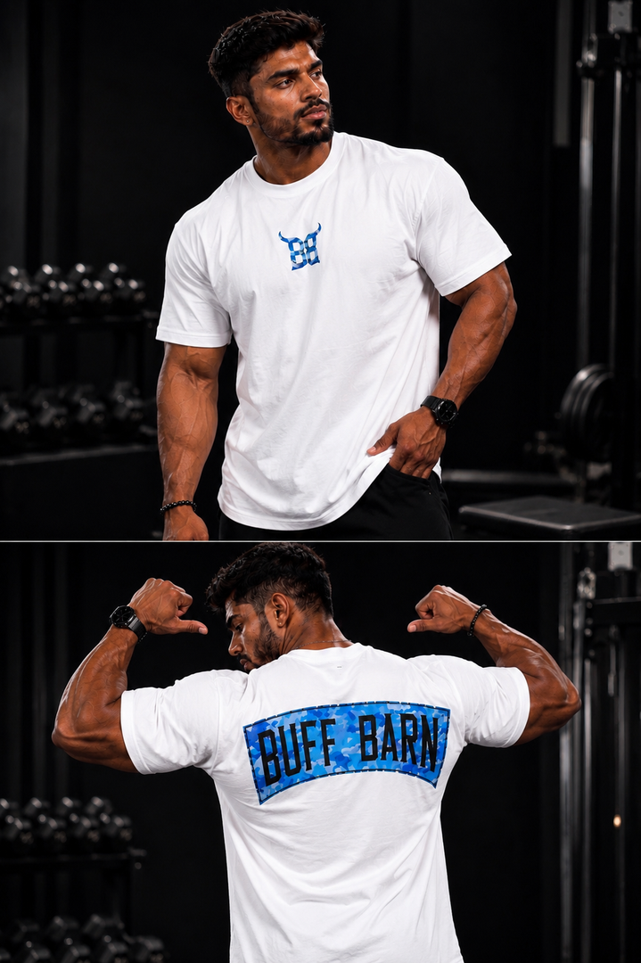 Camouflage Tee - White