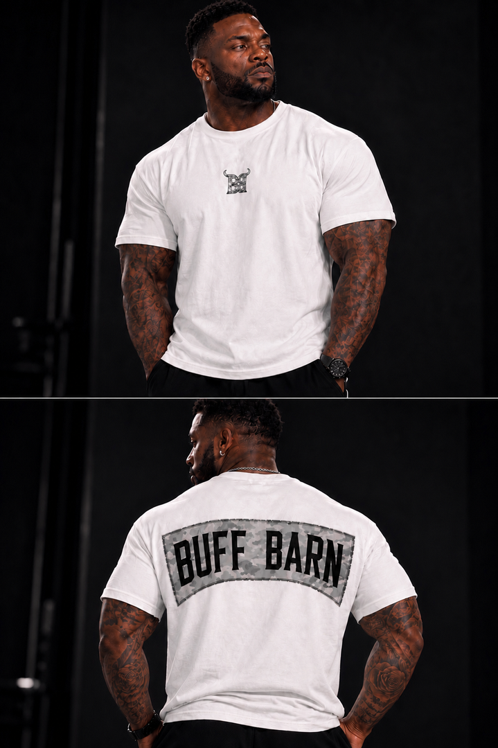 Camouflage Tee - White