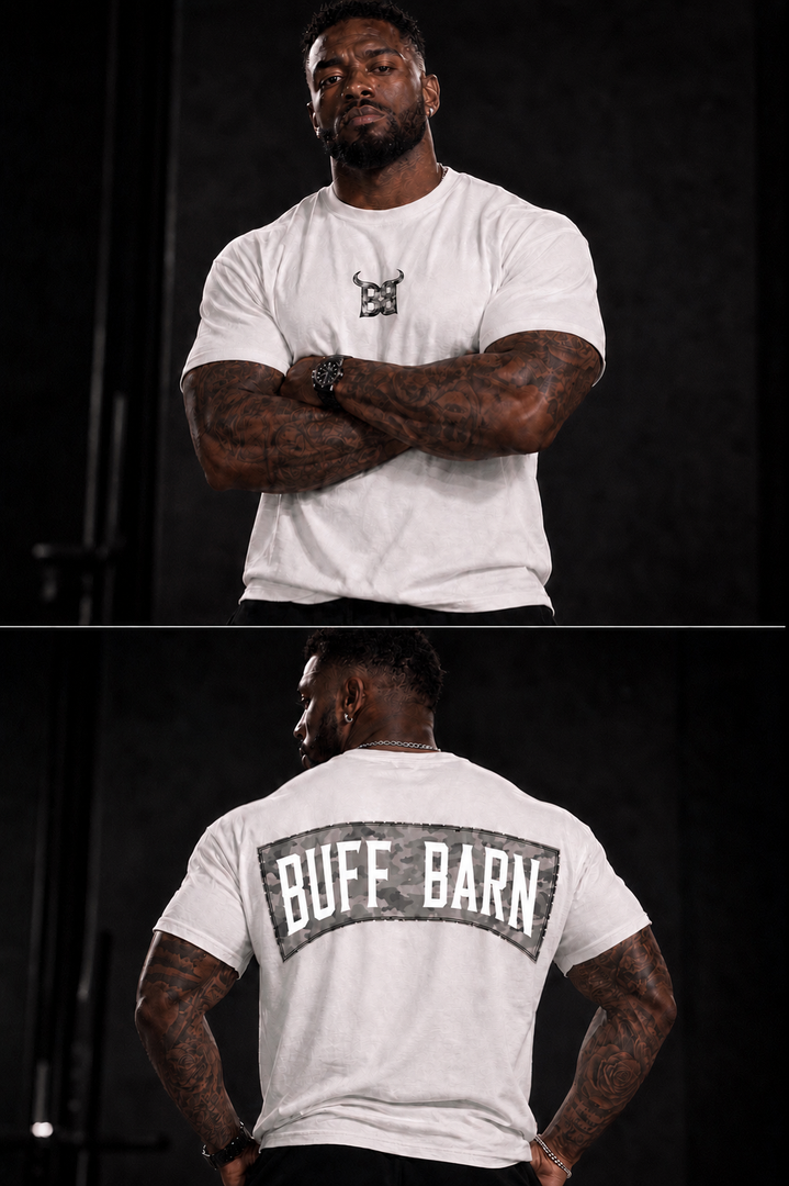 Camouflage Tee - White